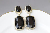 Black Dangle Earrings