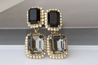 Black Diamond Earrings