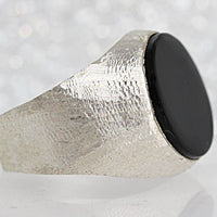 Black Gemstone Ring