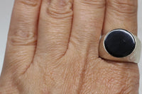 Black Gemstone Ring