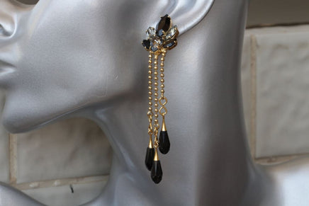 Black Gold Earrings