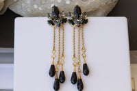 Black Gold Earrings