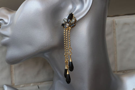 Black Gold Earrings