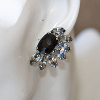 Black Gray Earrings