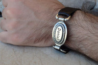 Black Name Id Bracelet