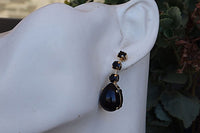 Black Onyx And Rebeka Earrings