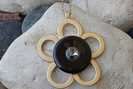 Black Onyx Big Pendant