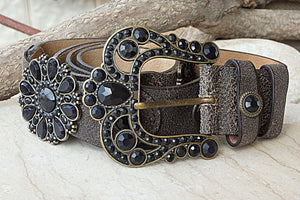 Leather belt women