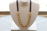 Black Ribbon Necklace