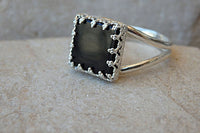 Black Square Onyx Ring