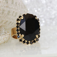 Black Stone Ring