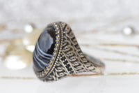 Black Stone Ring