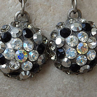 Black White Earrings. Stylish Earrings. Zebra Earrings. Earrings Silver. Circle Earrings. Drop Earrings. Rebeka Earrings.handmade Jewelry