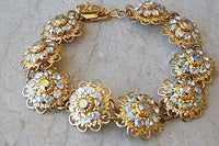 Blossom Bracelet. Bridal Wedding Bracelet