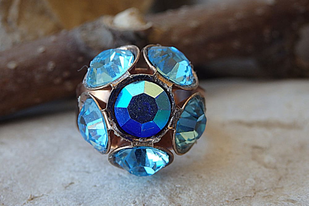 Blue And Turquoise Rebeka Ring