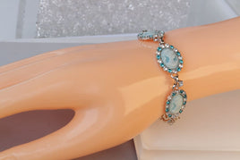 Blue Cameo Bracelet