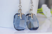 Blue Crystal Earrings