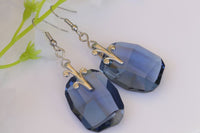 Blue Crystal Earrings