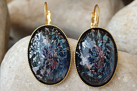 Blue Crystal Earrings