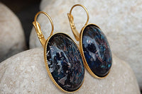 Blue Crystal Earrings