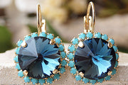 Blue Dangle Earrings