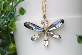 Blue Dragonfly Necklace