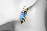 Blue Drop Earrings