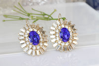 Blue Formal Earrings