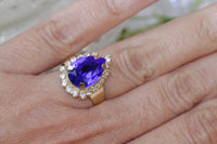 Blue French Ring