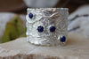 Blue Gemstone Ring. Lapis Lazuli Ring. Boho Ring. Genuine Stone Ring. Chunky Rings. Silver Ring. 4 Stones Mom Ring.family Ring.original Ring
