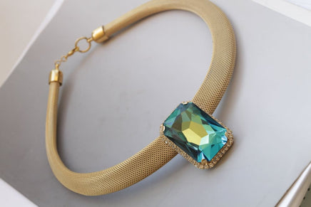 Blue Gold Necklace