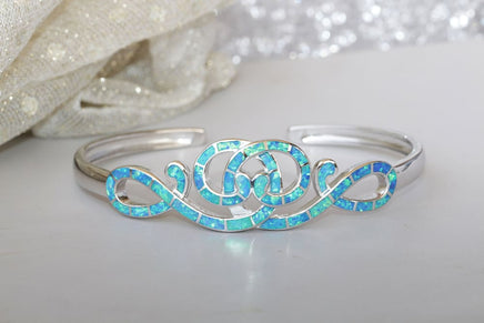 Blue Infinity Bracelet