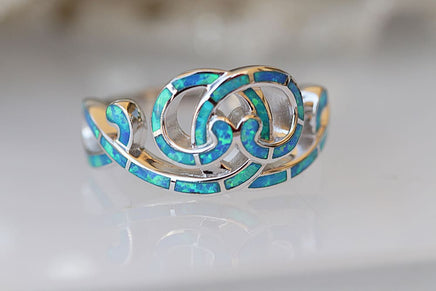 Blue Infinity Bracelet