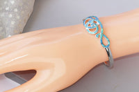 Blue Infinity Bracelet