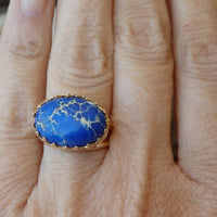 Blue Jasper Ring