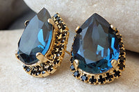 Blue Navy Earrings