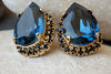 Blue Navy Earrings