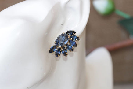 Blue Navy Earrings