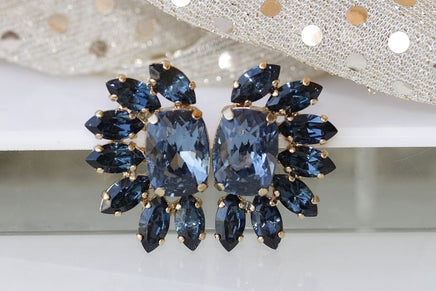 Blue Navy Earrings