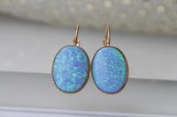 Blue Opal Earrings