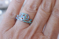 Blue Opal Ring