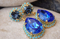 Blue Sapphire Earrings