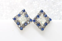 Blue Sapphire Earrings