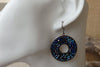Blue Rebeka Crystal Rock Earrings