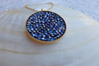 Blue Rebeka Pendant Necklace