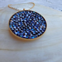 Blue Rebeka Pendant Necklace