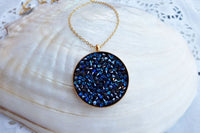 Blue Rebeka Pendant Necklace