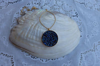 Blue Rebeka Pendant Necklace