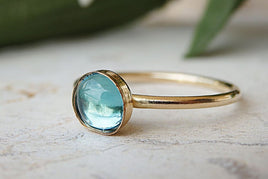 Blue Topaz Ring