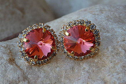 Blush Stud Earrings